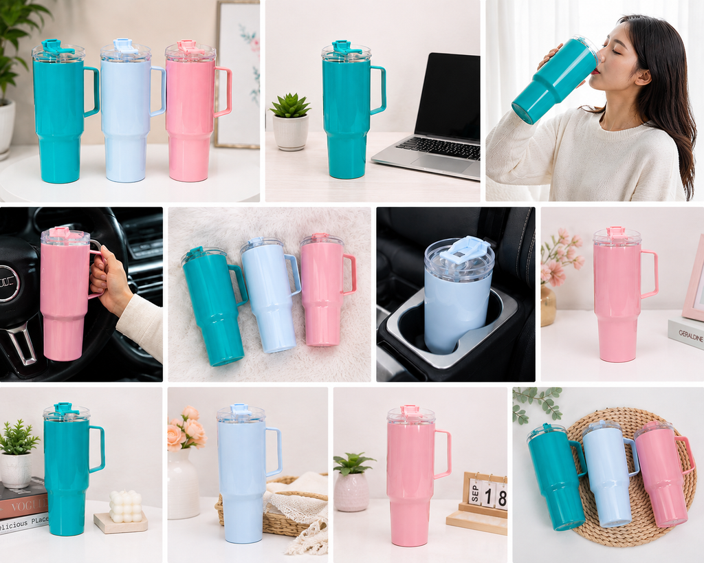 Premium Pink Insulated Travel Tumbler