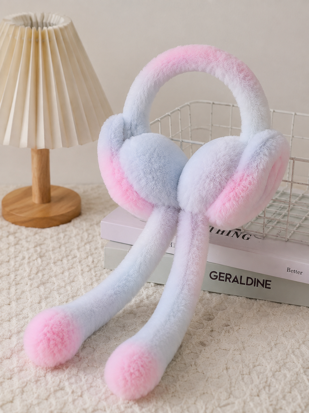 Cute Moving Ears Plush Earmuffs for Kids
