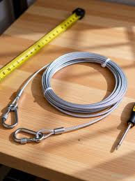 coiled heavy-duty stainless steel wire rope cable