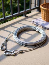 coiled heavy-duty stainless steel wire rope cable